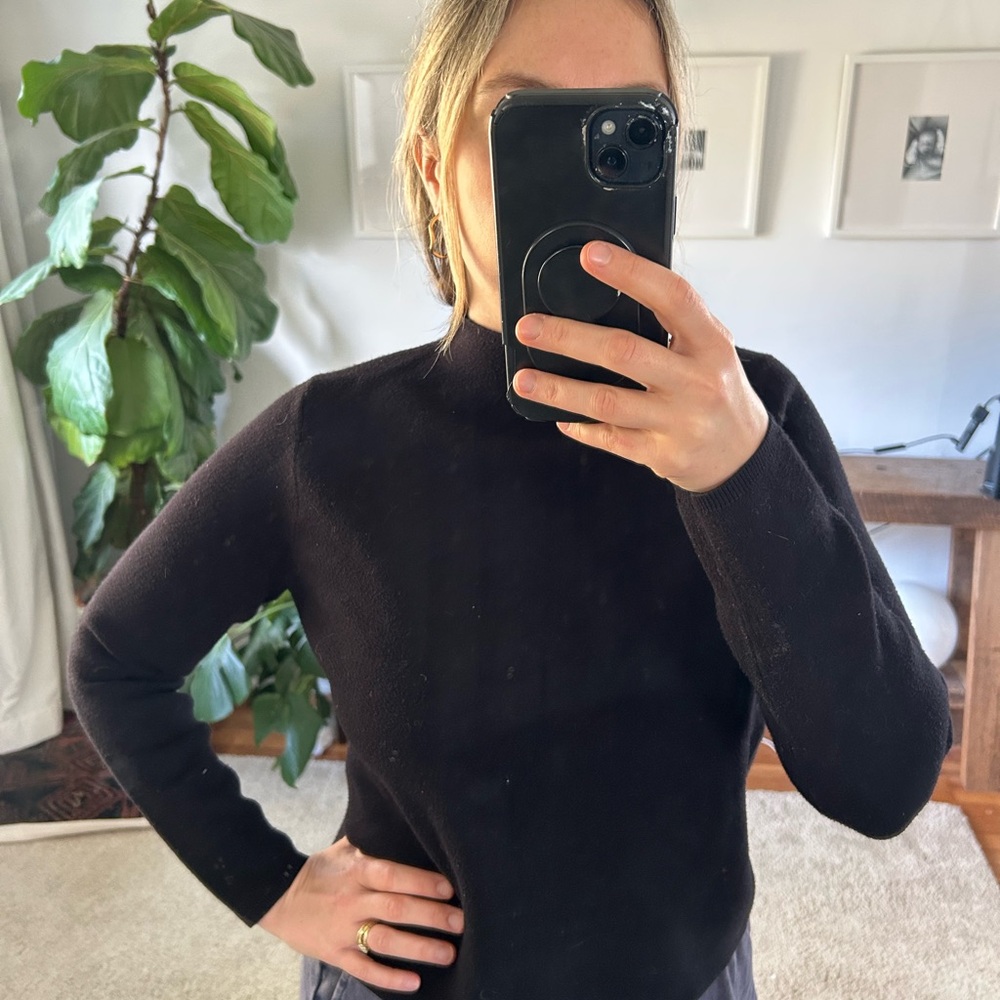 Mango Elegant Black Knitwear